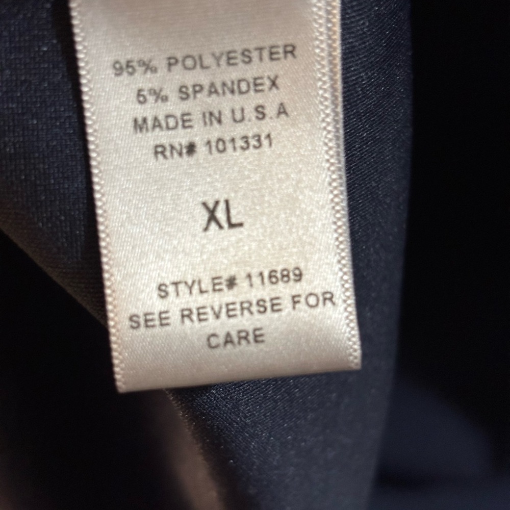 Navy Blue Shift Dress with Gold Back Zipper Detail FINAL PRICE DROP - Picture 5 of 5